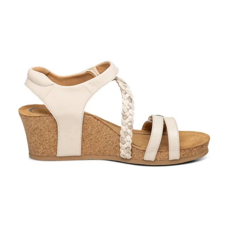 Aetrex Avril Quarter Strap Wedge