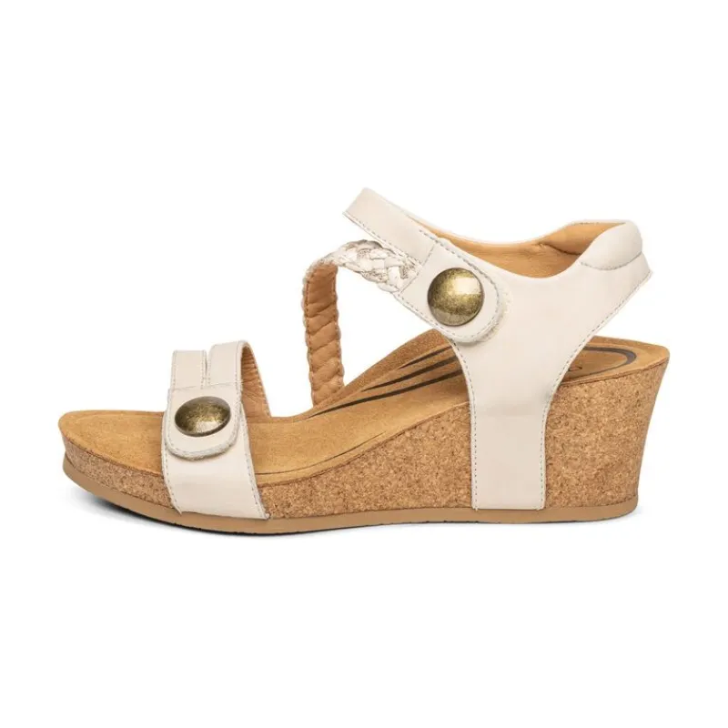 Aetrex Avril Quarter Strap Wedge