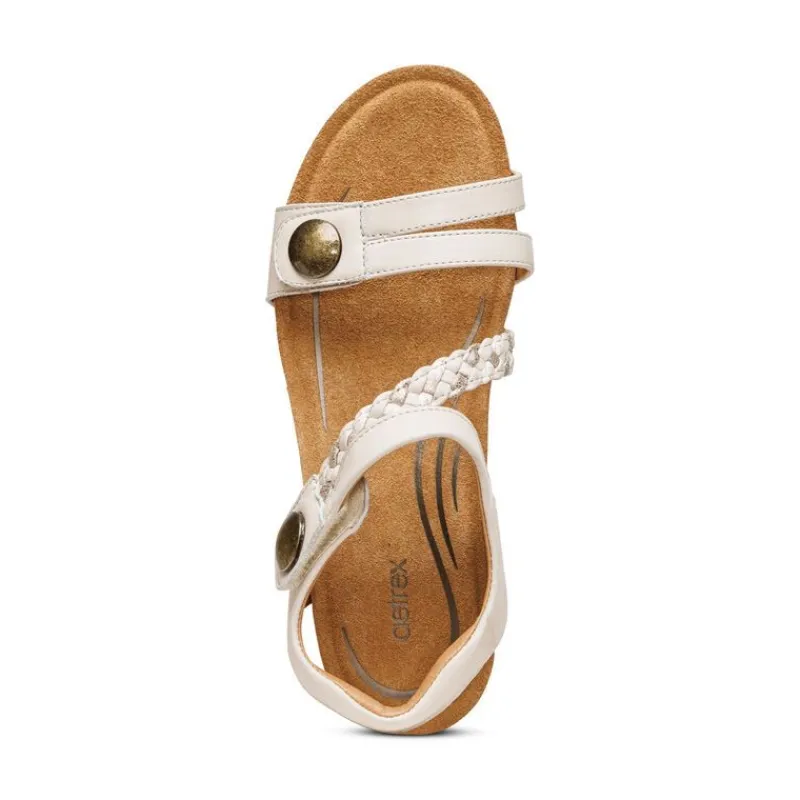 Aetrex Avril Quarter Strap Wedge