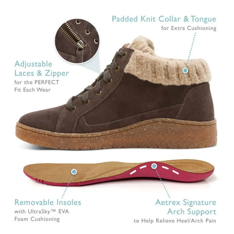Aetrex Bonnie Arch Support Sneaker