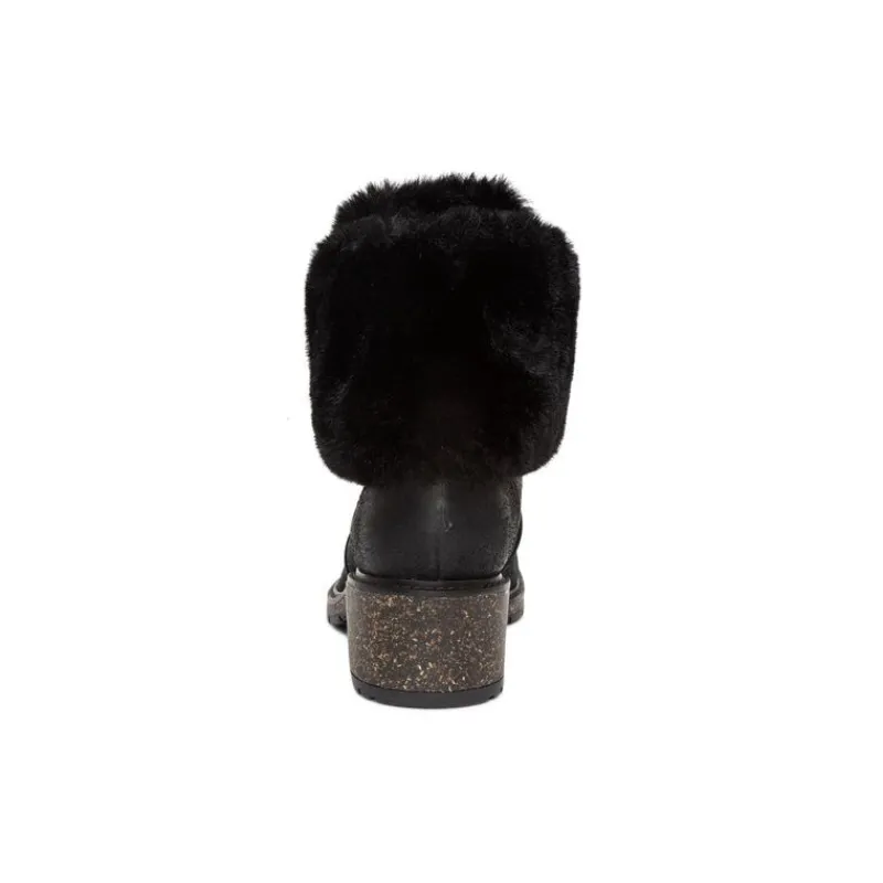 Aetrex Brooklyn Weather-Friendly Fur Lace Up Boot
