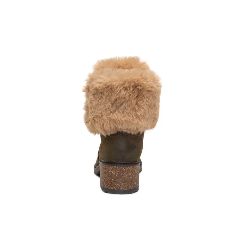 Aetrex Brooklyn Weather-Friendly Fur Lace Up Boot
