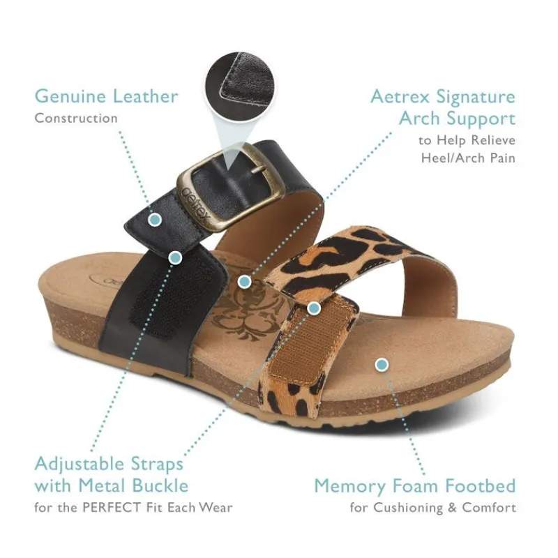 Aetrex Daisy Adjustable Slide