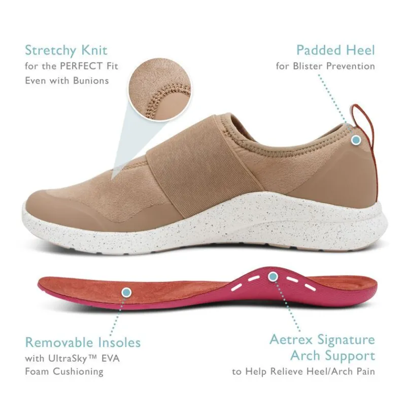 Aetrex Demi Arch Support Sneaker