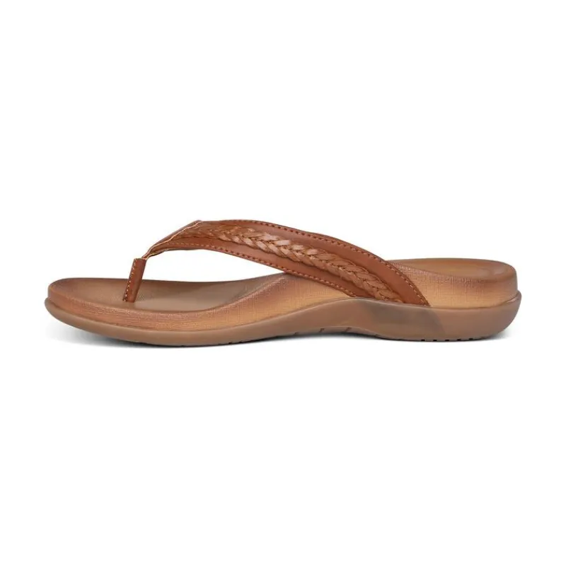 Aetrex Emmy Braided Thong