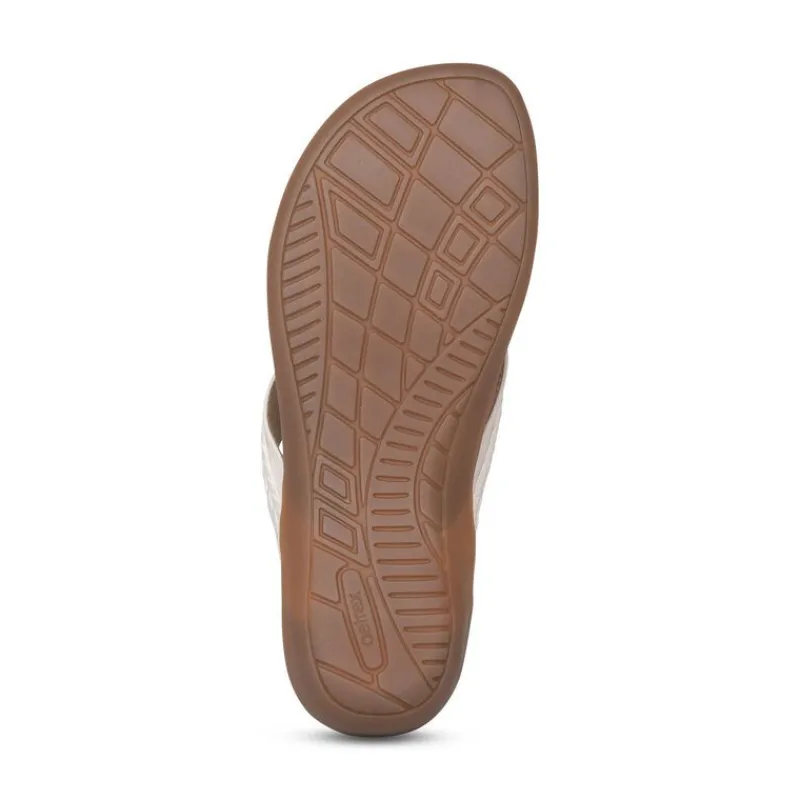 Aetrex Emmy Braided Thong