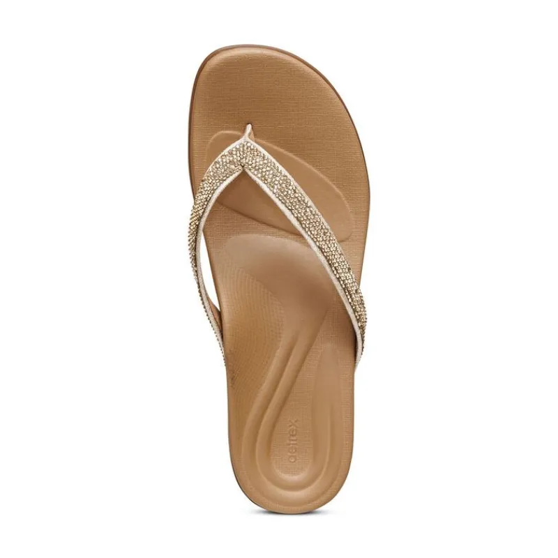 Aetrex Eve Sparkly Thong