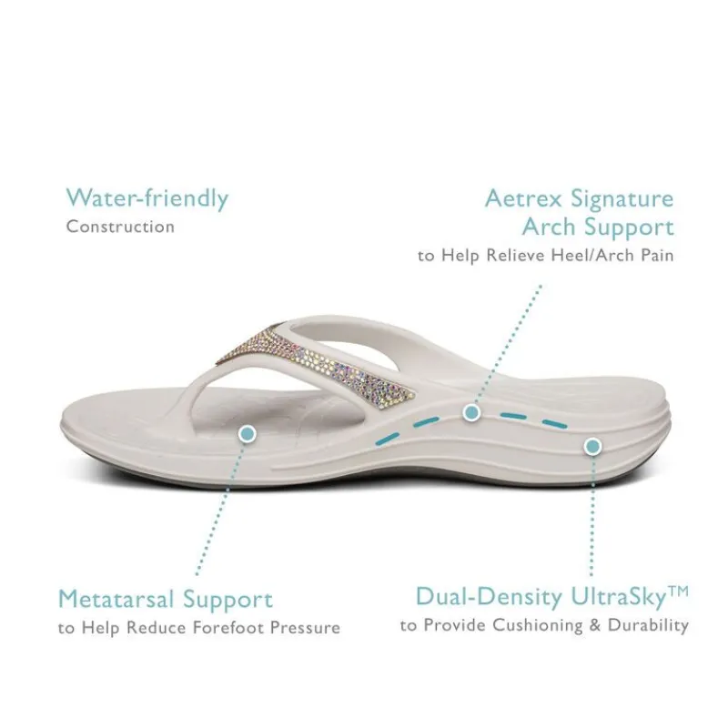 Aetrex Fiji Orthotic Flips - Women