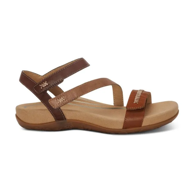 Aetrex Gabby Adjustable Quarter Strap Sandal