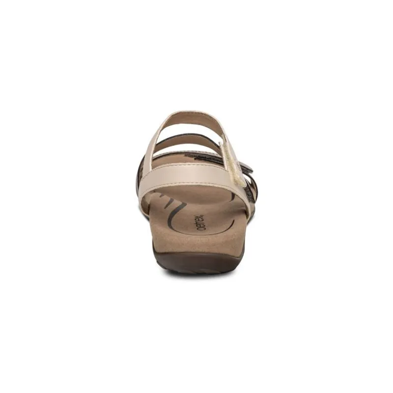 Aetrex Gabby Adjustable Quarter Strap Sandal