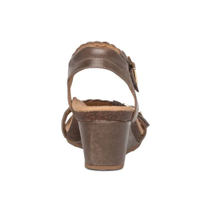 Aetrex Grace Adjustable Woven Wedge