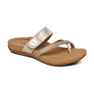 Aetrex Izzy Adjustable Slide Sandal