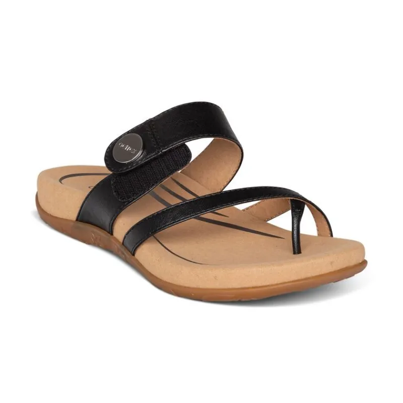 Aetrex Izzy Adjustable Slide Sandal