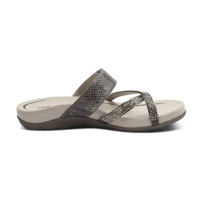 Aetrex Izzy Adjustable Slide Sandal