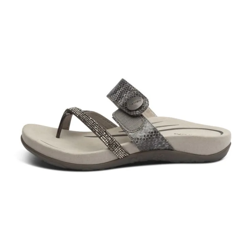 Aetrex Izzy Adjustable Slide Sandal