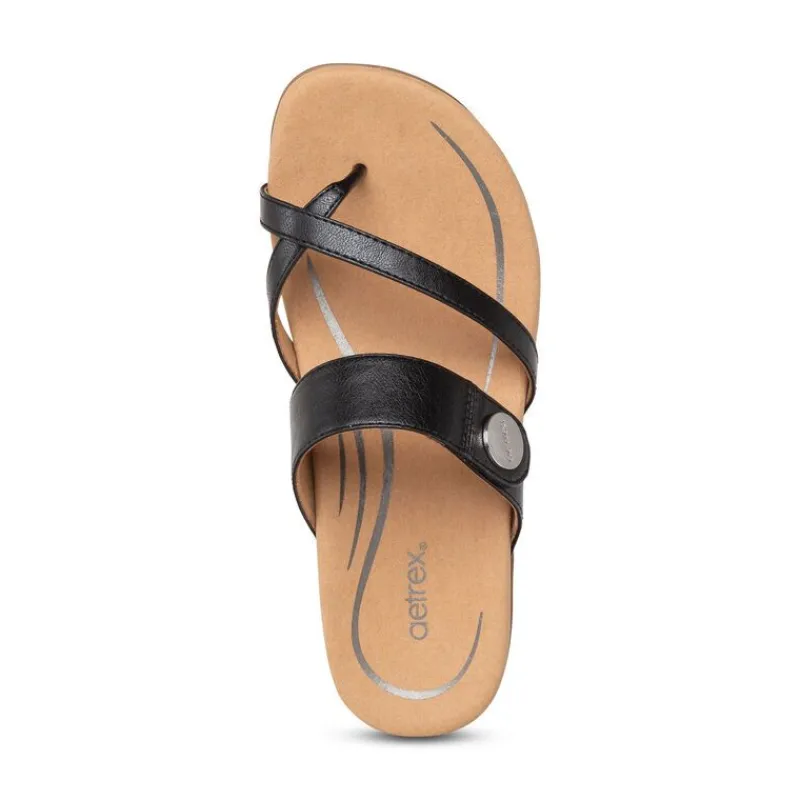 Aetrex Izzy Adjustable Slide Sandal