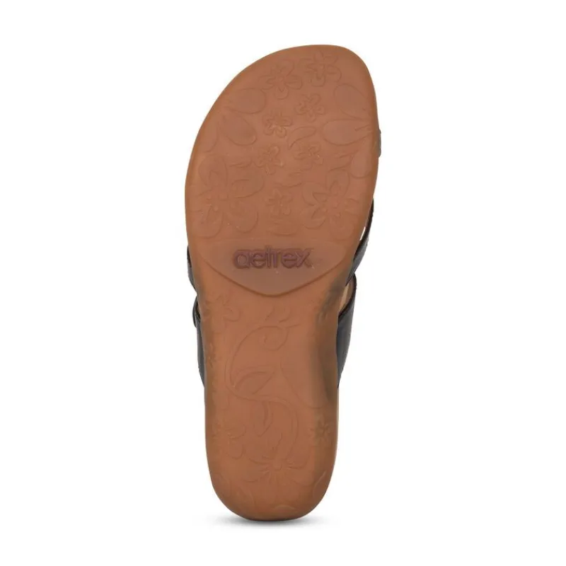 Aetrex Izzy Adjustable Slide Sandal