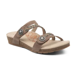 Aetrex Janey Braided Slide