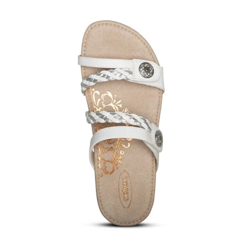 Aetrex Janey Braided Slide