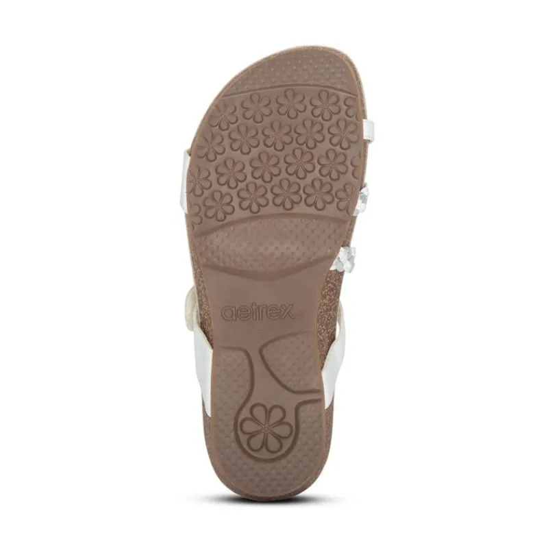 Aetrex Janey Braided Slide