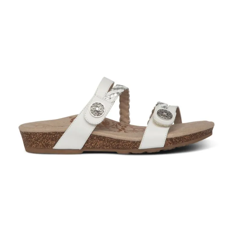 Aetrex Janey Braided Slide