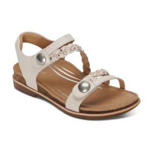 Aetrex Jenn Quarter Strap Sandal