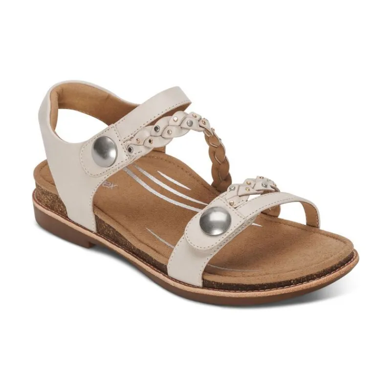 Aetrex Jenn Quarter Strap Sandal
