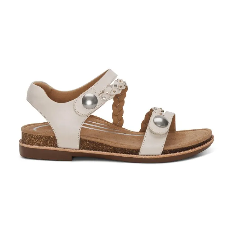 Aetrex Jenn Quarter Strap Sandal