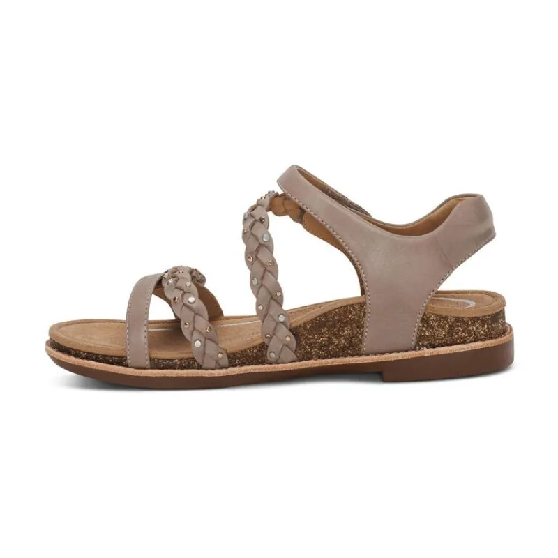 Aetrex Jenn Quarter Strap Sandal