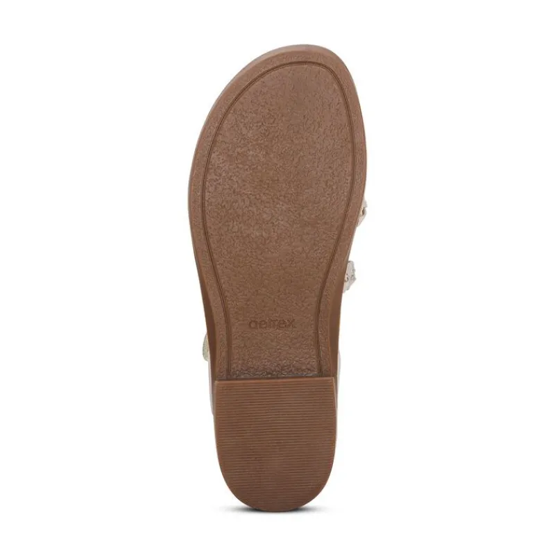 Aetrex Jenn Quarter Strap Sandal