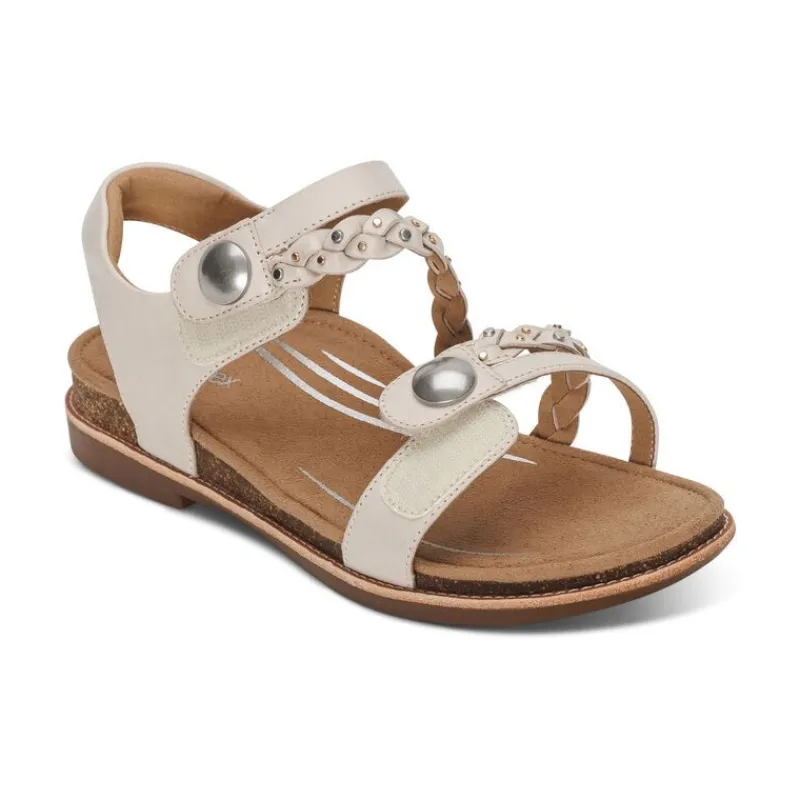 Aetrex Jenn Quarter Strap Sandal