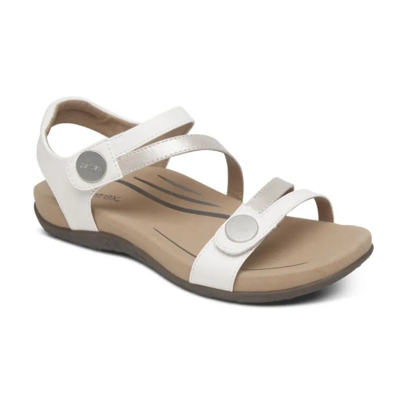 Aetrex Jess Adjustable Quarter Strap Sandal
