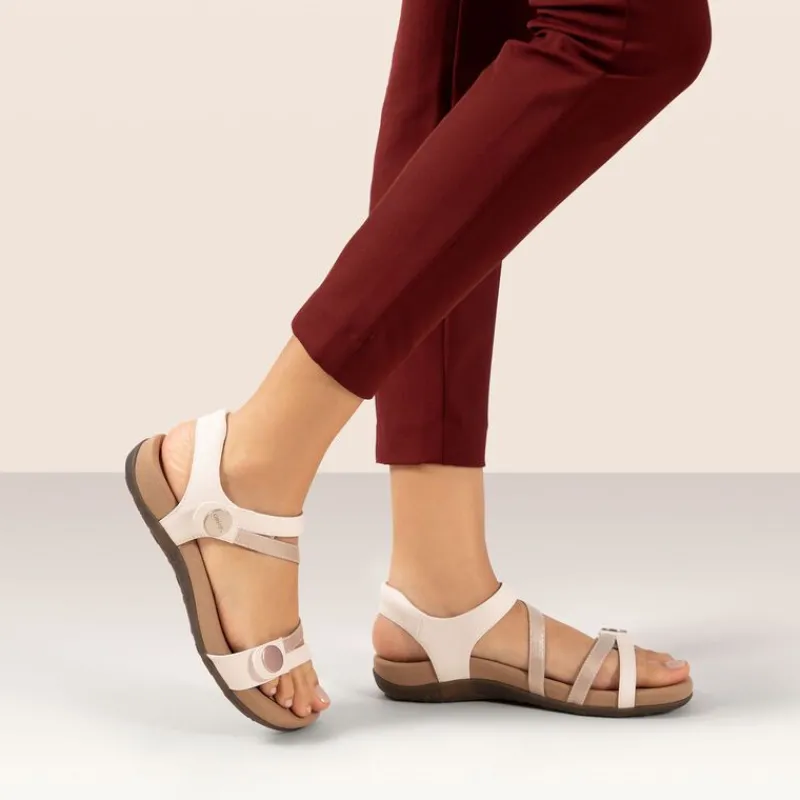 Aetrex Jess Adjustable Quarter Strap Sandal