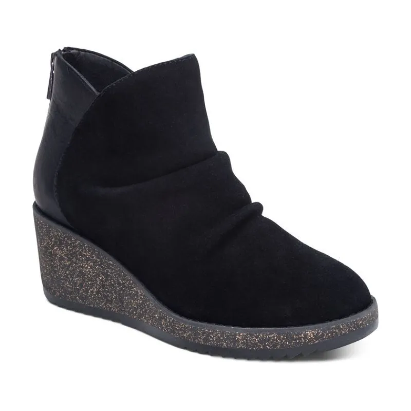 Aetrex Kara Ankle Wedge Boot
