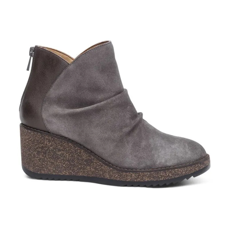 Aetrex Kara Ankle Wedge Boot