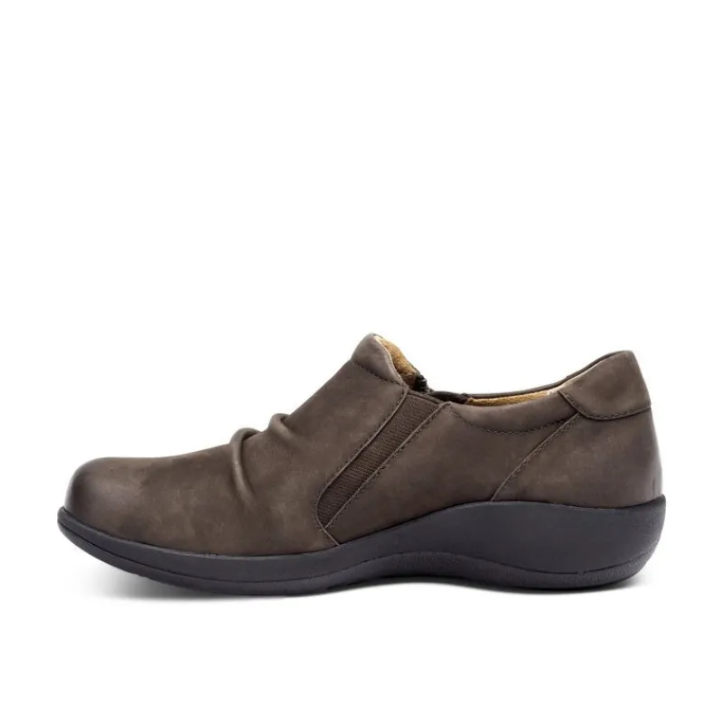 Aetrex Katie Side Zip Slip-On