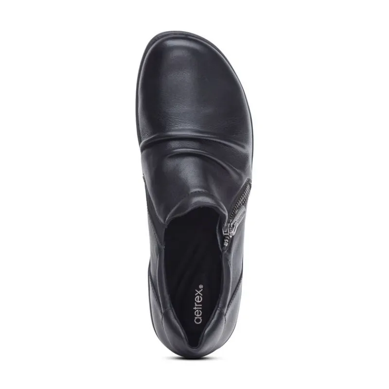 Aetrex Katie Side Zip Slip-On