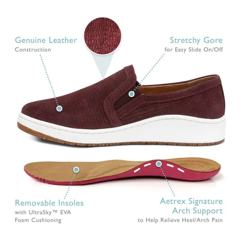 Aetrex Kenzie Slip-On Comfort Sneaker