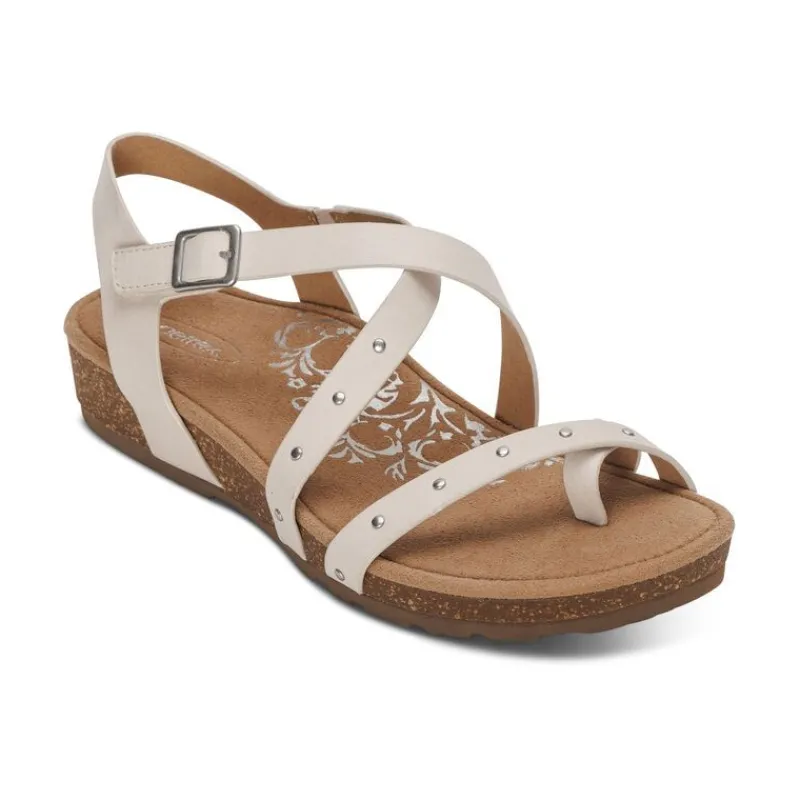 Aetrex Lauren Quarter Strap Sandal