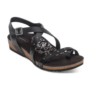 Aetrex Lauren Quarter Strap Sandal
