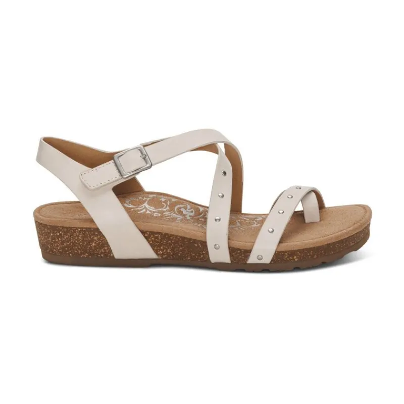 Aetrex Lauren Quarter Strap Sandal