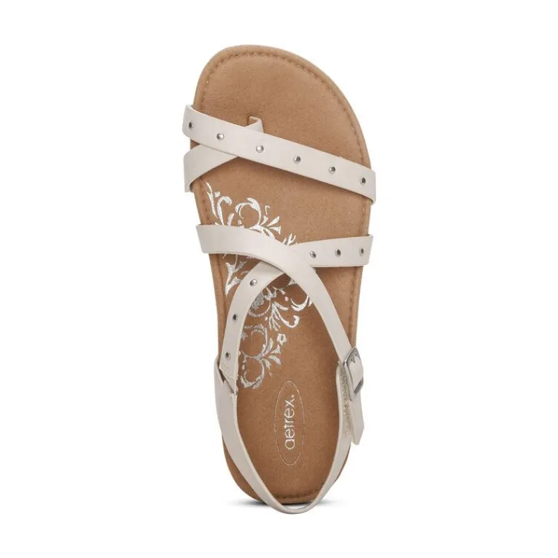 Aetrex Lauren Quarter Strap Sandal