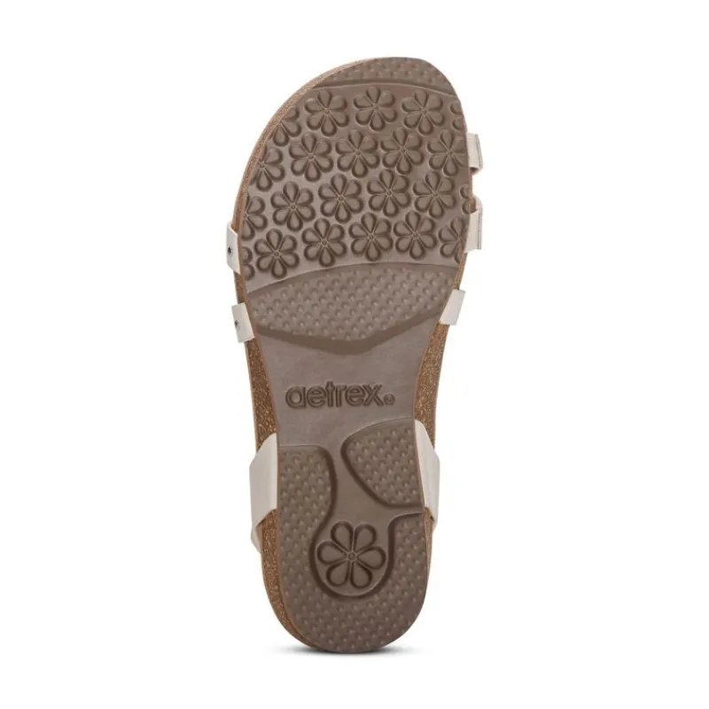 Aetrex Lauren Quarter Strap Sandal
