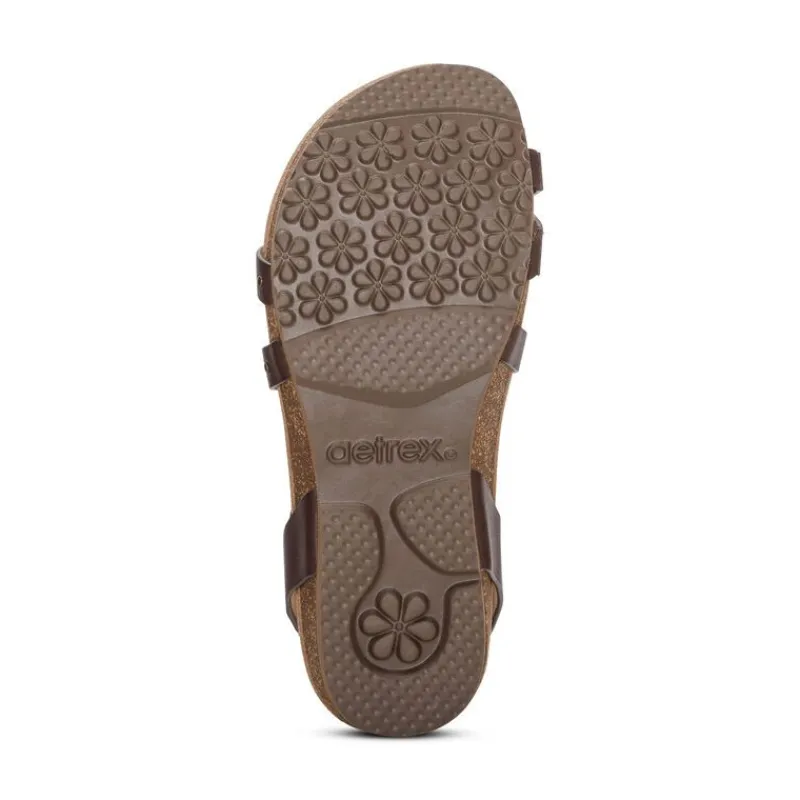 Aetrex Lauren Quarter Strap Sandal