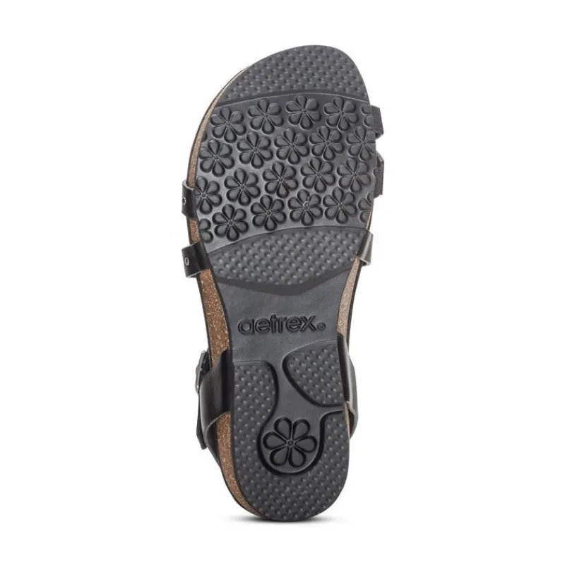 Aetrex Lauren Quarter Strap Sandal