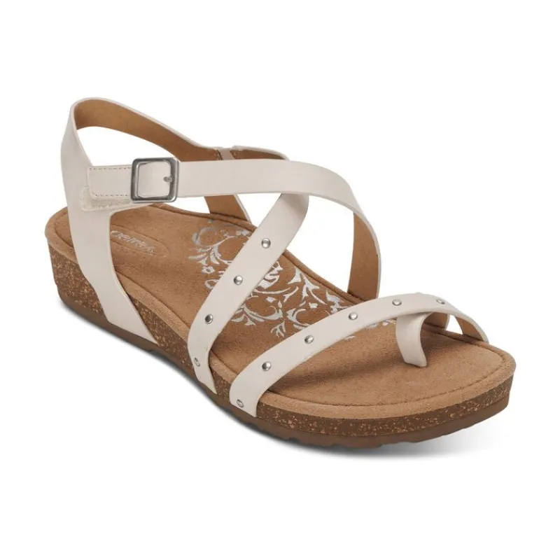 Aetrex Lauren Quarter Strap Sandal