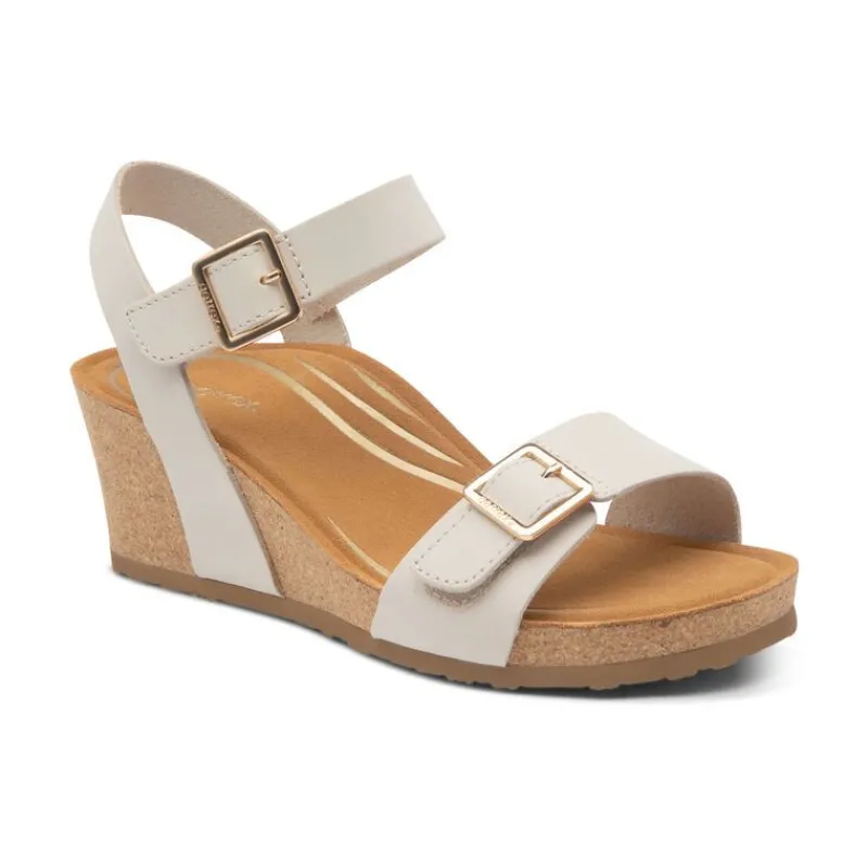 Aetrex Lexa Quarter Strap Wedge