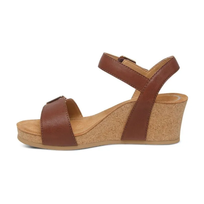 Aetrex Lexa Quarter Strap Wedge