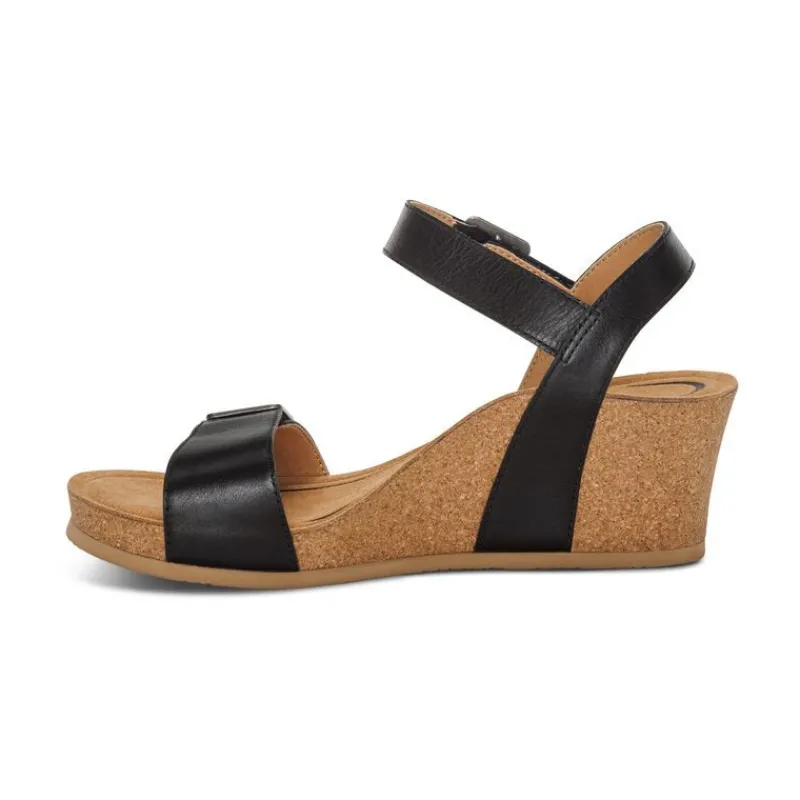 Aetrex Lexa Quarter Strap Wedge