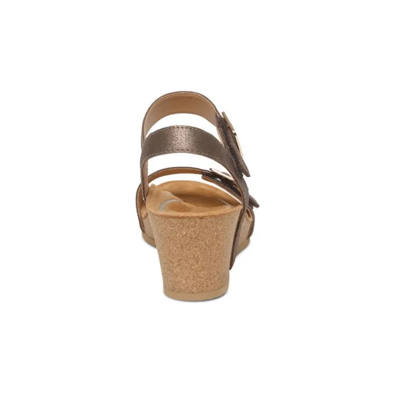 Aetrex Lexa Quarter Strap Wedge